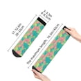 thumbnail image 5 of Bingfone Colorful Palm Leaves Design Patterned Men'S Women'S Casual Cotton Socks, 5 of 9