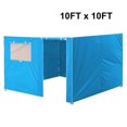 thumbnail image 5 of Terracemaster Full Zippered Walls for 10x10 Easy Pop Up Canopy Tent 4 Sidewalls ONLY,Sky Blue, 5 of 5