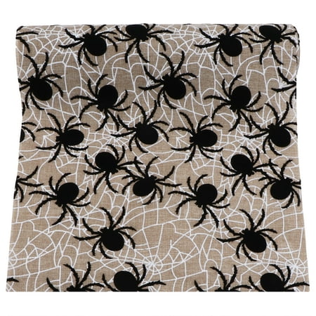

NUOLUX 1pc Halloween Theme Design Tablecloth Decorative Table Runner for Party