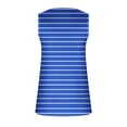 thumbnail image 5 of JDQJBZ Débardeurs Grande Taille pour Femmes à Rayures avec Boutons devant Col Rond Ajusté Crop Top, 5 of 5