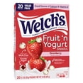 thumbnail image 3 of (3 pack) Welch's Fruit 'N Yogurt Strawberry Soft Fruit Snacks, .7 oz, 20 Count, 3 of 16