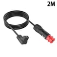 thumbnail image 1 of 2m Car Fridge Cigarette Cable 12v For Waeco Refrigerator Plug Cooler Charging Replacement Line Connecting Cable, 1 of 5