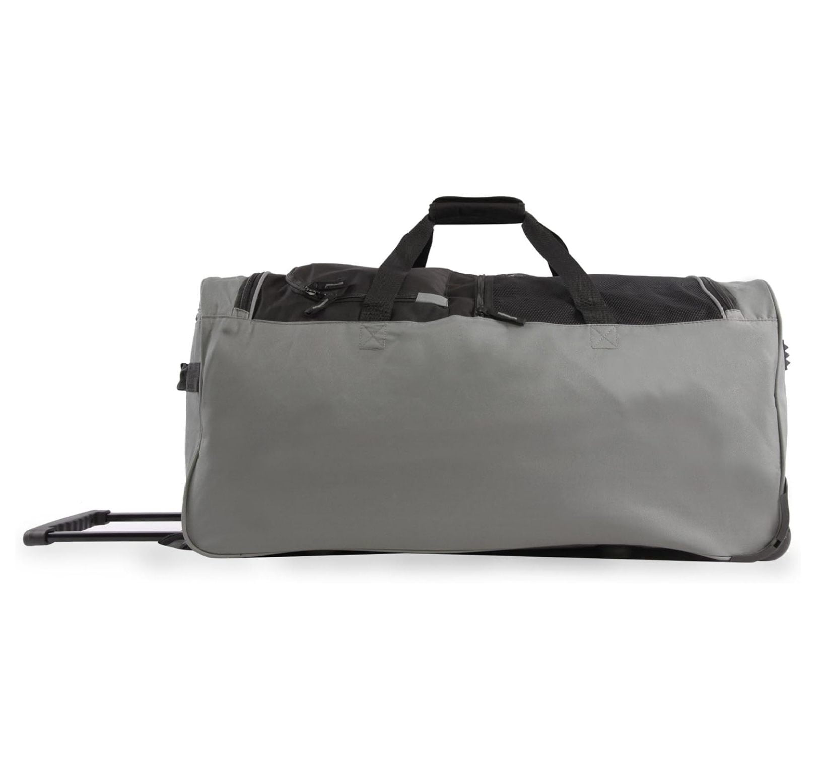 Signature 30" Large Rolling Duffel Bag, Black, One Size