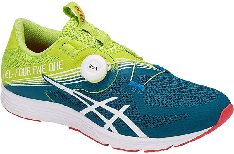 Men's GEL-451 Running Shoe, Neon Lime/White, 9 US -