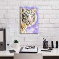 thumbnail image 3 of Epic Graffiti 'White Tiger' by Barbara Keith, Canvas Wall Art, 12"x18", 3 of 8