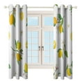 thumbnail image 4 of Summer Lemon 2 Panels 3D Printing Pattern Curtain for Bedroom Living Room Kitchen Window Decoration Home, 4 of 6