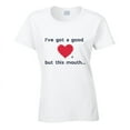thumbnail image 5 of Funny Statement T-Shirt - I've Got A Good Heart - Unisex, 5 of 8