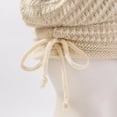 thumbnail image 7 of Womens Winter Hat Warm Knit Hat Slouchy Beanie Cap with Brim, Fleece Lined Ear Protection Beret Hat Newsboy Cap, Winter Gifts Outdoor Daily Adjustable 21.7 - 23.6 Inch, 7 of 7