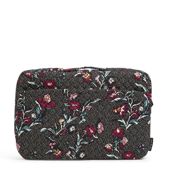 Vera Bradley Women's Cotton Laptop Organizer Perennials Noir Dot One Size