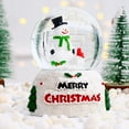 thumbnail image 2 of Light up Snow Globes Decoration Large Snow Globes, Snowman Snow Globes for Adults Vintage Snow Globe, Snow Globes Christmas Holiday Table Decor, 2 of 8