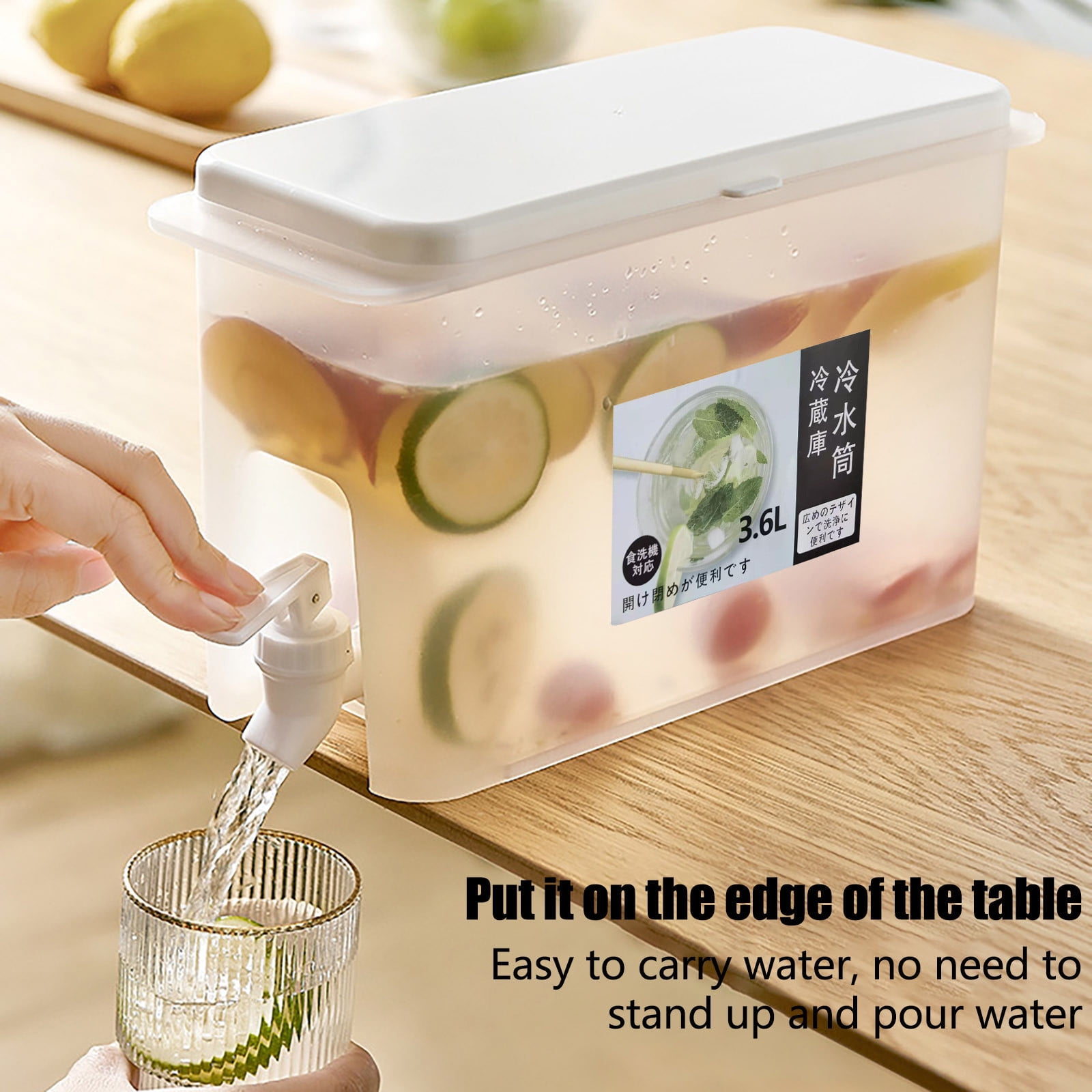 VerPetridure Polypropylene 3.6L Beverage Dispenser