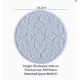 thumbnail image 1 of 1 molde de epoxi de cristal for decoración del hogar, molde de posavasos de silicona for proyectos de manualidades DIY, 1 of 2