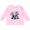 AD-Pink, variant on Kiniart Elephant Boys or Girls Long Sleeve Toddler T-Shirt