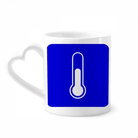 

Temperature Blue Square Warning Mark Mug Coffee Cerac Drinkware Glass Heart Cup
