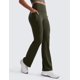 thumbnail image 3 of Pantalones CRZ YOGA Butterluxe de tiro alto acampanados 80 cm Oliva S, 3 of 4