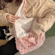 thumbnail image 2 of Bolsa de mano de felpa para otoño e invierno, de hombro de viaje de calle para mujer a cuadros (rosa) Ehuebsd Para Estrenar, 2 of 9