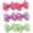 Bow A, variant on Zephyriana 3Pcs Sweet Colorful Bear Bow Stud Earrings Funny Resin Bear Bow Earrings for Women Birthday Christmas Valentine's Day Jewelry Gift