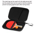 thumbnail image 3 of Unique Bargains Table Tennis Racket Case Ping Pong Paddle Case Hard Cover Container Bag Square, Wood Color, 3 of 6