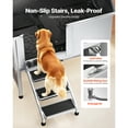 thumbnail image 3 of KFFKFF Stainless Steel Pet Washing Station, 50-inch Grooming Tub with Stairs, Water Filter Board, Faucet, Showerhead, and Soap Holder for Pets of Various Sizes (Left Door), 3 of 9
