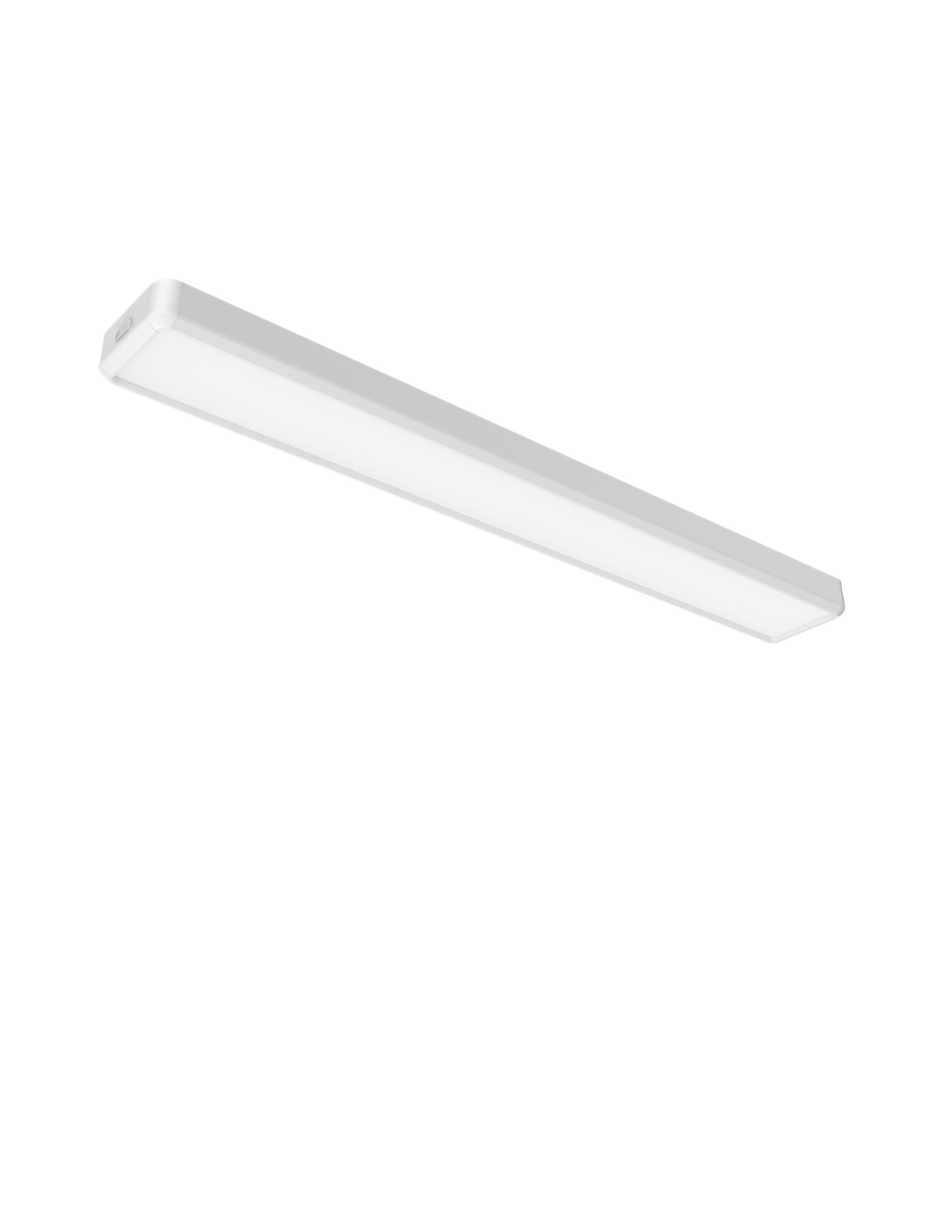 ETI 4 ft. x 6 in. Runden White Modern LED Flush Mount Ceiling Light, 3300 Lumen, 3CCT Color Preference, Dimmable, 120V, C05015401A