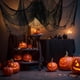 thumbnail image 4 of Puerta Gasa Aterradora para Exteriores Tela Espeluznante Terror Halloween Bricolaje Casa Encantada, 4 of 9