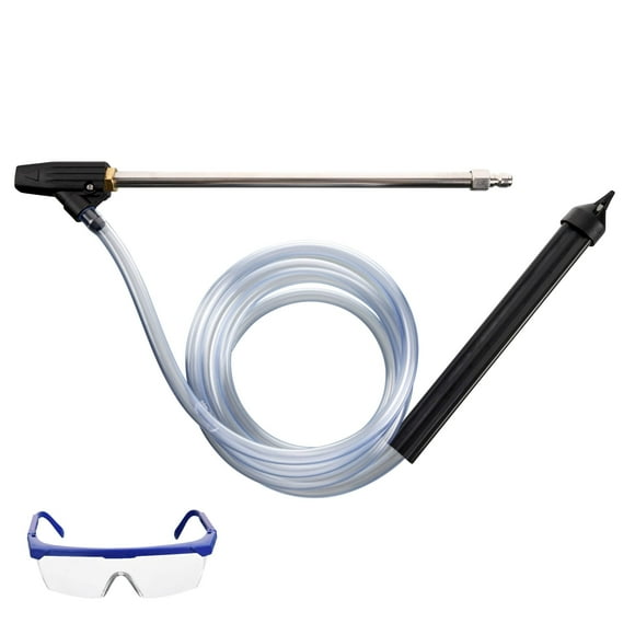 Tool Daily Trousse de Sablage à Pression pour Laveuse, Accessoire de Sablage Humide, 2500 PSI, Raccordement Rapide de 1/4 Po