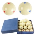thumbnail image 5 of Blue 6 Dot - Spot Pool - Billiard Practice Training Cue Ball 6 Oz - 2 1/4", 5 of 5