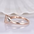 thumbnail image 4 of HeartsAndYou 1.03ct Natural Peach Morganite Solitaire Engagement Ring 14k SOLID Rose Gold, 4 of 9