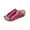 Hot Pink, variant on Summer Slippers for Women Arch Support Wedge Open Toe Slip On Peep Toe Sandals Summer Casual Women Beach Fashion Slippers Lazy Shoes