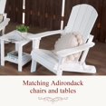 thumbnail image 6 of Stoog Folding Adirondack Chairs, HIPS Outdoor Furniture for Patio, Backyard, Deck, Lawn, Garden, Pool,White, 6 of 8