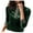 Green, variant on Aboser Rhinestone Velvet Tops for Women Long Sleeve Mock Neck Shirts Plus Size Party Top Soft Cozy Plain Shirt Solid Color Casual Blouses