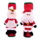 thumbnail image 1 of Paquete de 2 decoraciones de cocina con dibujos animados para alegrar las fiestas navideñas. Fundas para manijas de refrigerador y microondas, 1 of 8