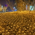 thumbnail image 6 of Lapalife Net Mesh String Lights Waterproof, 8 Lighting Modes Christmas Fairy String Light for Indoor Outdoor, Curtain, Christmas Tree, Bush, Party, Wedding Decoration(4.9ft x4.9ft, Warm White), 6 of 8