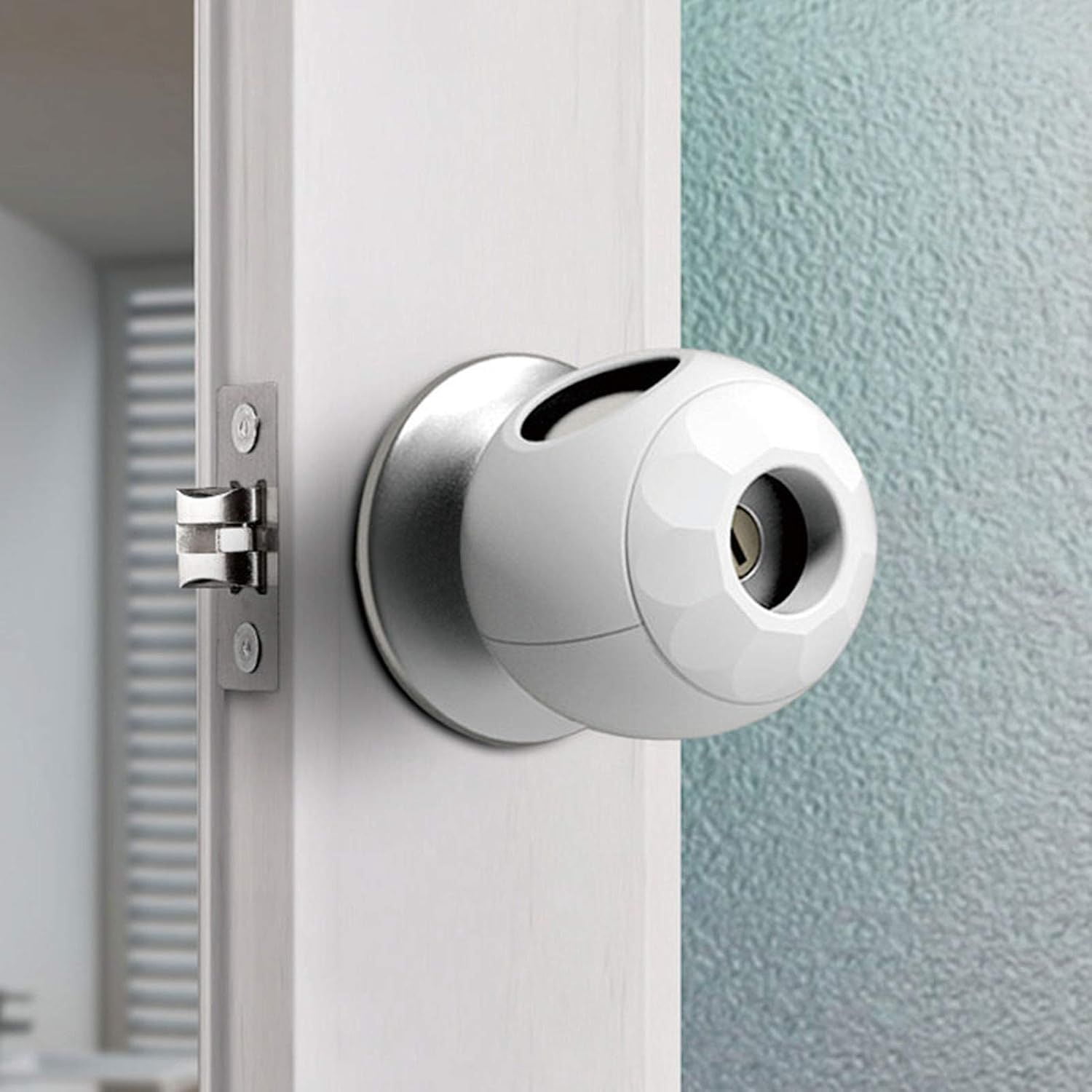 4 Pack Childproof Door Knob Covers Babyproof Door Handle Locks Door Safety for Kids & Toddlers