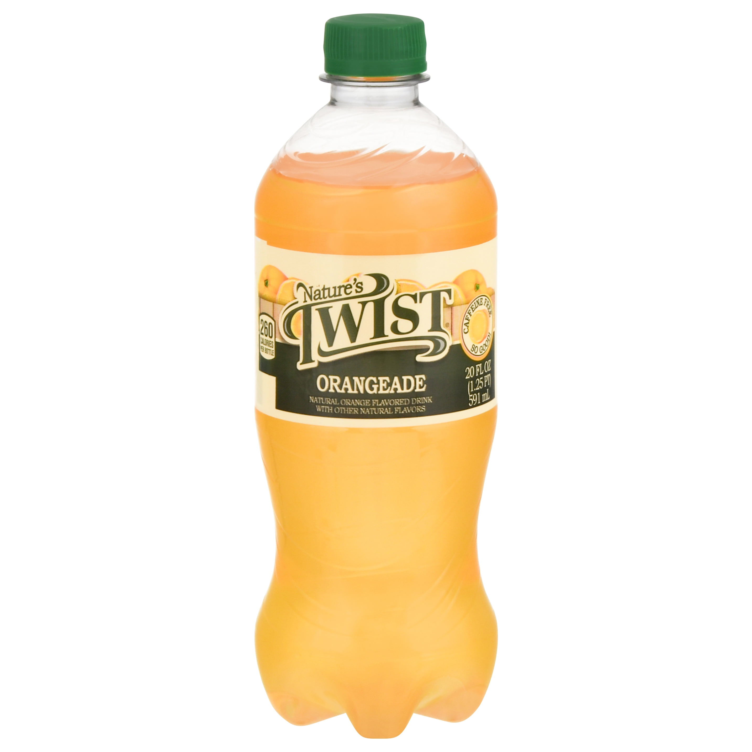 Nature's Twist Orangeade Juice Drink, 20 fl oz Bottle