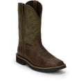 thumbnail image 3 of Bota Justin Driller 11 con punta cuadrada de acero para hombre, color ámbar 7.5EE, 3 of 7