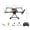 Mini Black, variant on RC Airplane Kit, DIY Paper Airplane Electric Remote Control Plane with Dual Propellers and Gyro Stabilizer, DIY Micro Fixed Wing Drone Kit - Not Include Paper Airplane