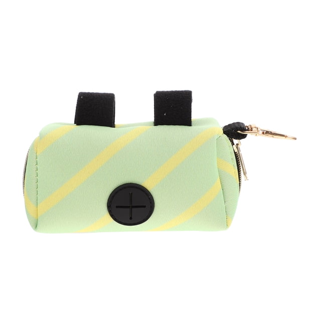 Miangastore Green Poop Bag Holder with Buckle Design for Storage Suitable for Multiple Scenarios 7.5 Inches