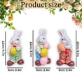 thumbnail image 1 of Spring Decoration Easter Bunny and Egg Sculpture Colorful Resin Desktop Decoration for Home Festive Easter Atmosphere Decor Perfect Resin Craft for Seasonal Celebrations, 1 of 9