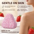 thumbnail image 5 of Ice Cream Shampoo & Bath Soap, 2-in-1 Hair And Body Bar, Gentle Cleansing And Hair Care, improve hair frizz, supplement hair nutrition - 5 Delicious Fragrances Natural Botanical, 5 of 6