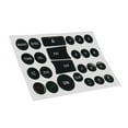 thumbnail image 2 of Radio Button Repair Sticker For Mercedes-Benz C, E, Glk, W Class Car 2007-2014, 2 of 6
