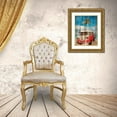 thumbnail image 3 of Sola, Bresso 19x24 Gold Ornate Wood Framed with Double Matting Museum Art Print Titled - La Playa, 3 of 4