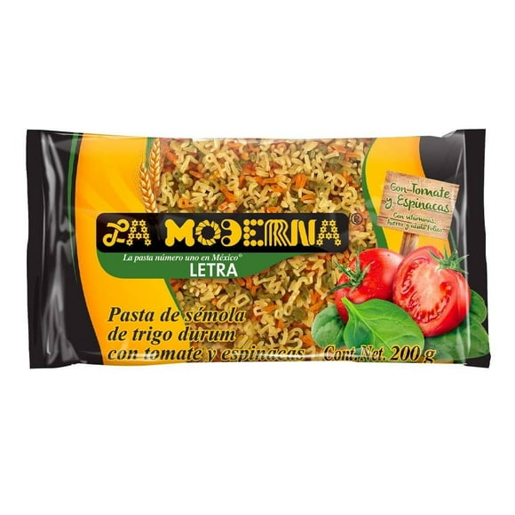 Sopa de letras La Moderna con tomate y espinacas 200 g