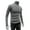 Dark Gray XL, variant on Long Sleeve Turtleneck Men Pullover Soft Solid Color Stretchy Knitted Shirt for Autumn Winter