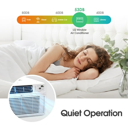 LG - 12,000 BTU Window Air Conditioner - White