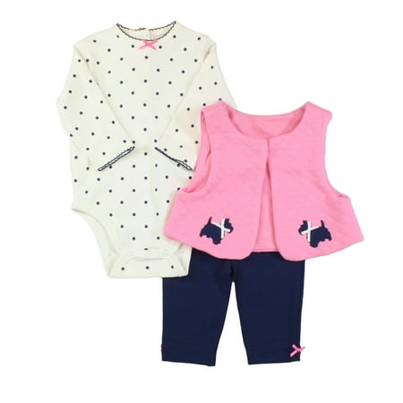 

Pre-owned Little Me Girls Blue | Pink | White Apparel Sets size: 3 Months
