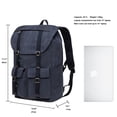 thumbnail image 2 of Vintage Canvas Backpack Kaukko Outdoor Travel Hiking Rucksack School Bookbags, 2 of 5