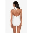 thumbnail image 3 of Ralph Lauren WHITE Halter Side-Tie Tummy-Control One-Piece Swimsuit, US 8, 3 of 4