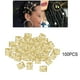 thumbnail image 4 of Cabello Cabello Recepción Decoración Dreadlock Hebilla Delaodola Piezas Extensión Trenza Oro, 4 of 9