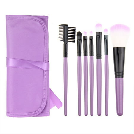 Fancyleo 2019 Hot Sale!! Professional 7 Pcs Makeup Brush Set Tools Make-Up Toiletry Kit Brand Make Up Brush Set (Best Drugstore Makeup Brushes 2019)